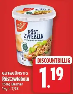 EDEKA Wucherpfennig GUT&GÜNSTIG Röstzwiebeln Angebot