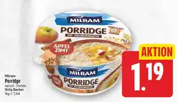 EDEKA Wucherpfennig Milram Porridge Angebot