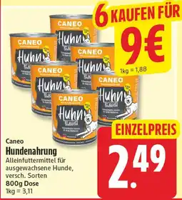 EDEKA Wucherpfennig Caneo Hundenahrung Classic Angebot