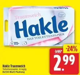 EDEKA Wucherpfennig Hakle Traumweich Toilettenpapier Angebot