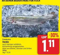 EDEKA Wucherpfennig Frankreich Forelle Angebot