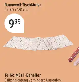 EDEKA Wucherpfennig Baumwoll-Tischläufer Angebot