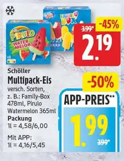 EDEKA Wucherpfennig Schöller Multipack-Eis Angebot