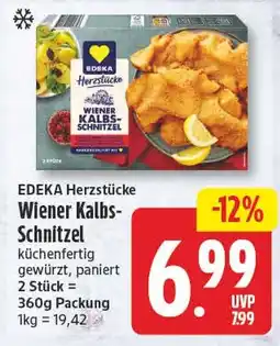 EDEKA Wucherpfennig EDEKA Herzstücke Wiener Kalbs-Schnitzel Angebot