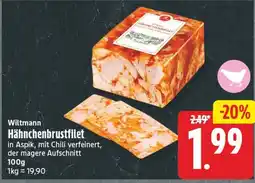 EDEKA Wucherpfennig Wiltmann Hähnchenbrustfilet Angebot