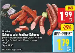 EDEKA Wucherpfennig Houdek Kabanos oder Knabber-Kabanos Angebot
