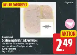 EDEKA Wucherpfennig Bauerngut Schlemmerfrühstück Geflügel Angebot