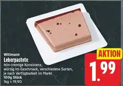 EDEKA Wucherpfennig Wiltmann Leberpastete Angebot