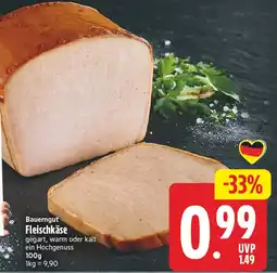 EDEKA Wucherpfennig Bauerngut Fleischkäse Angebot