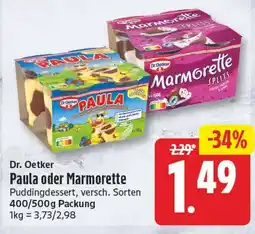 EDEKA Wucherpfennig Dr. Oetker Paula oder Marmorette Angebot