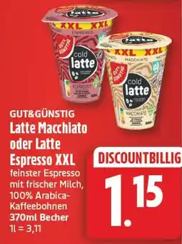 EDEKA Wucherpfennig cold latte Angebot