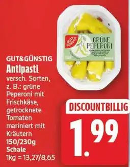 EDEKA Wucherpfennig GUT&GÜNSTIG Antipasti Angebot