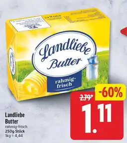 EDEKA Wucherpfennig Landliebe Butter rahmig-frisch Angebot