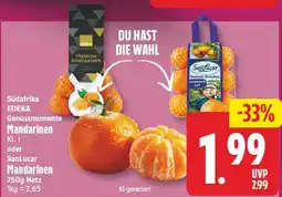 EDEKA Wucherpfennig Südafrika EDEKA Genussmomente Mandarinen Angebot