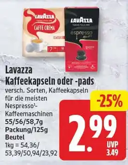 EDEKA Wucherpfennig Lavazza Kaffee Angebot
