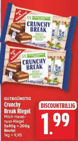 EDEKA Wucherpfennig Crunchy Break Riegel Angebot