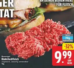 EDEKA Wucherpfennig Bauerngut Rinderhackfleisch Angebot