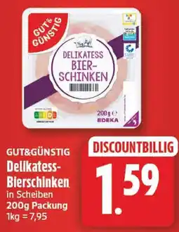 EDEKA Wucherpfennig Delikatess-Bierschinken Angebot