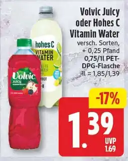 EDEKA Wucherpfennig Volvic Juicy Vitamin Water Angebot