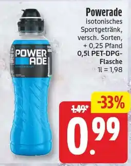 EDEKA Wucherpfennig Powerade isotonisches Sportgetränk Angebot
