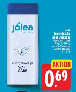EDEKA Wucherpfennig jolea Creamy shower gel SOFT CARE Angebot