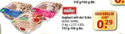 Multi Markt müller Joghurt mit der Ecke Angebot