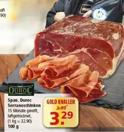 Multi Markt Span. Duroc Serranoschinken Angebot