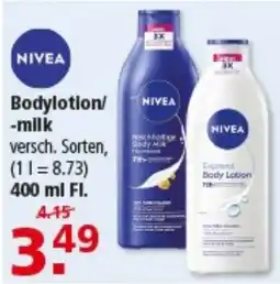 Multi Markt NIVEA Bodylotion/-milk Angebot