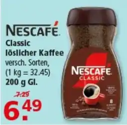 Multi Markt Nescafe Classic lösl. Kaffee Angebot