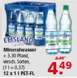 Multi Markt Emsland Quelle Mineralwasser Angebot