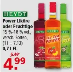 Multi Markt HEYDT Power Liköre oder Fruchtige Angebot