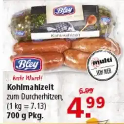 Multi Markt Bley Kohlmahlzeit Angebot