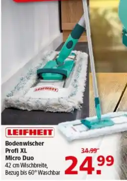 Multi Markt LEIFHEIT Bodenwischer Profi XL Micro Duo Angebot