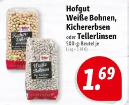 Nah & Frisch Hofgut Weiße Bohnen, Kichererbsen oder Tellerlinsen Angebot