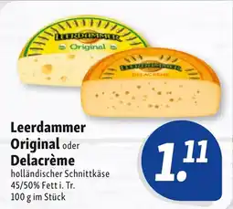 Nah & Frisch Leerdammer Original oder Delacrème Angebot