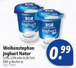 Nah & Frisch Weihenstephan Joghurt Natur Angebot