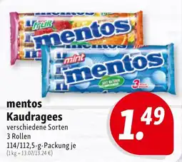 Nah & Frisch mentos Kaudragees Angebot