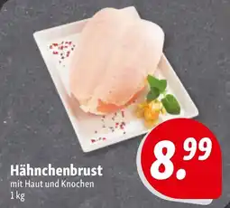 Nah & Frisch Hähnchenbrust mit Haut und Knochen Angebot