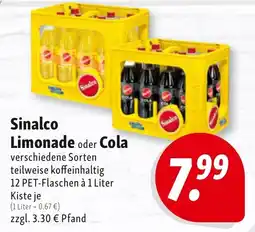 Nah & Frisch Sinalco Limonade oder Cola Angebot
