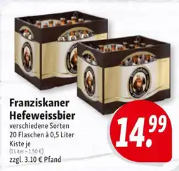 Nah & Frisch Franziskaner Hefeweissbier Angebot
