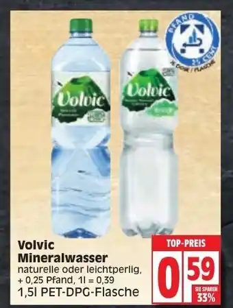 Edeka Volvic Naturell 1.5L Angebot