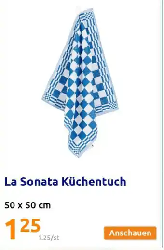 Action La Sonata Kuchentuch 50*50 Angebot