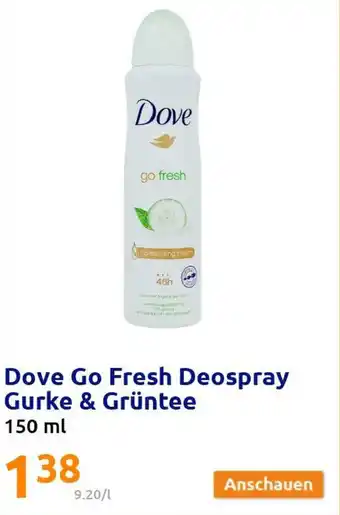 Action Dove Deo-Spray 150ml Angebot