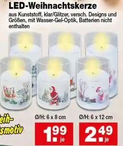 Krümet Sonderposten LED-Weihnachtskerze Angebot