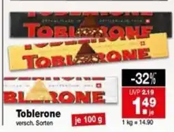 Krümet Sonderposten Toblerone Angebot