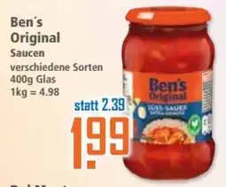 Klaas und Kock Ben's Original Saucen Angebot
