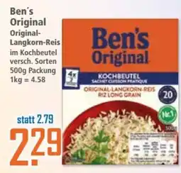 Klaas und Kock Ben's Original Langkorn-Reis Angebot