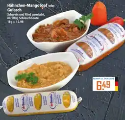 Klaas und Kock Hähnchen-Mangotopf oder Gulasch Angebot