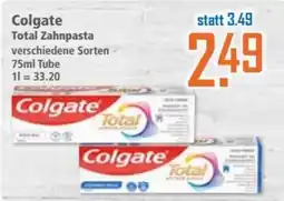 Klaas und Kock Colgate Total Zahnpasta Angebot