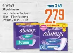 Klaas und Kock always Slipeinlagen Angebot